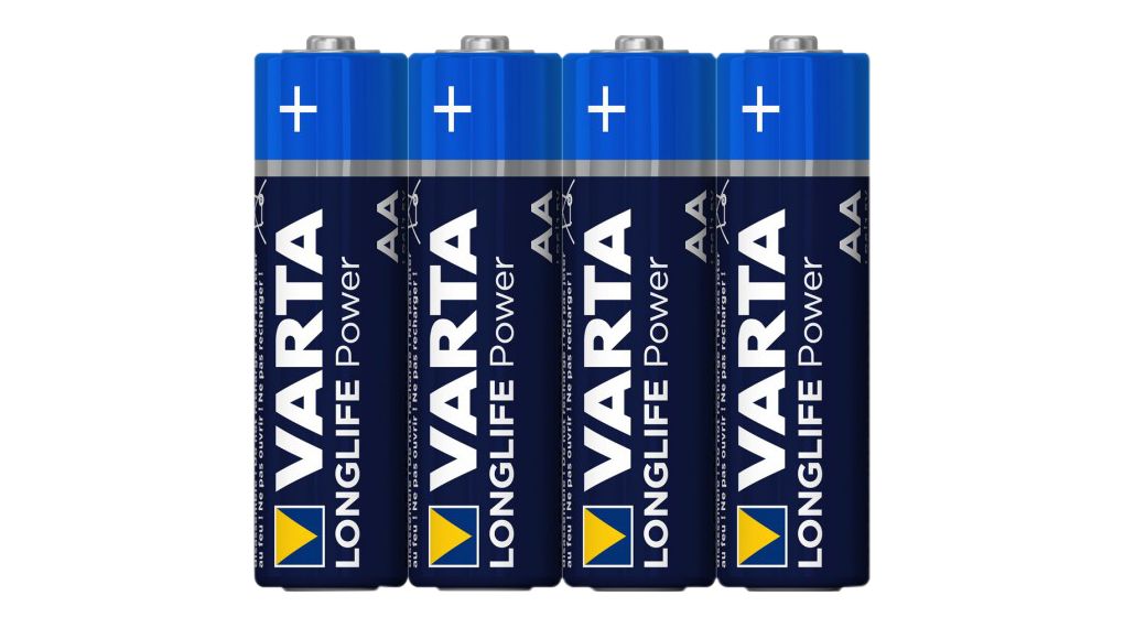 Primary Battery, Alkaline, AA, 1.5V, High Energy, Pack of 8 pieces